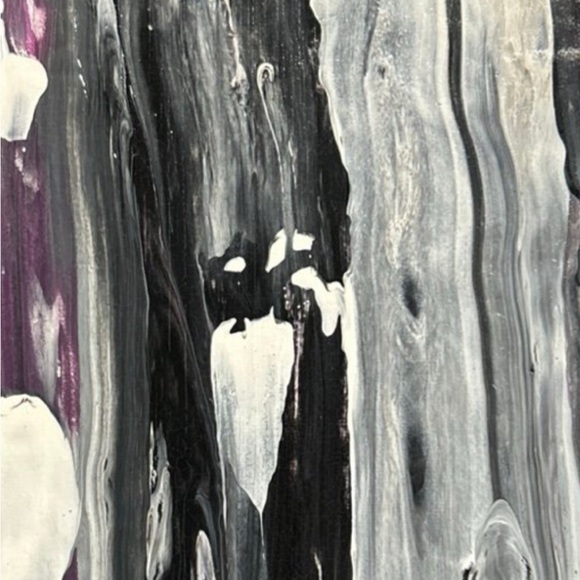 Hand Painted Original Painting Acrylic Canvas 10 X 10 Titled Leather  & Lace‎ - Picture 11 of 14